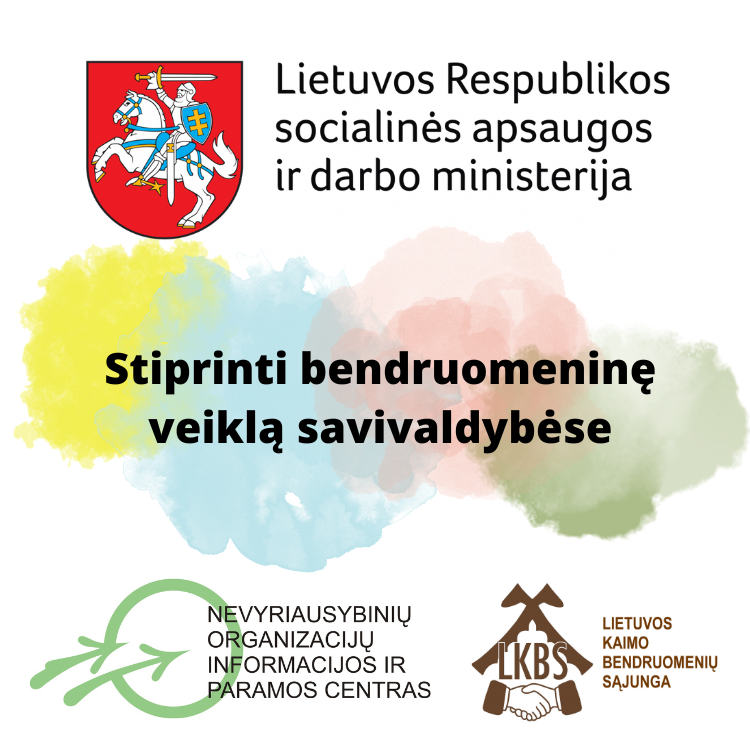 Read more about the article KVIETIMAS TEIKTI PARAIŠKAS BENDRUOMENINĖMS ORGANIZACIJOMS