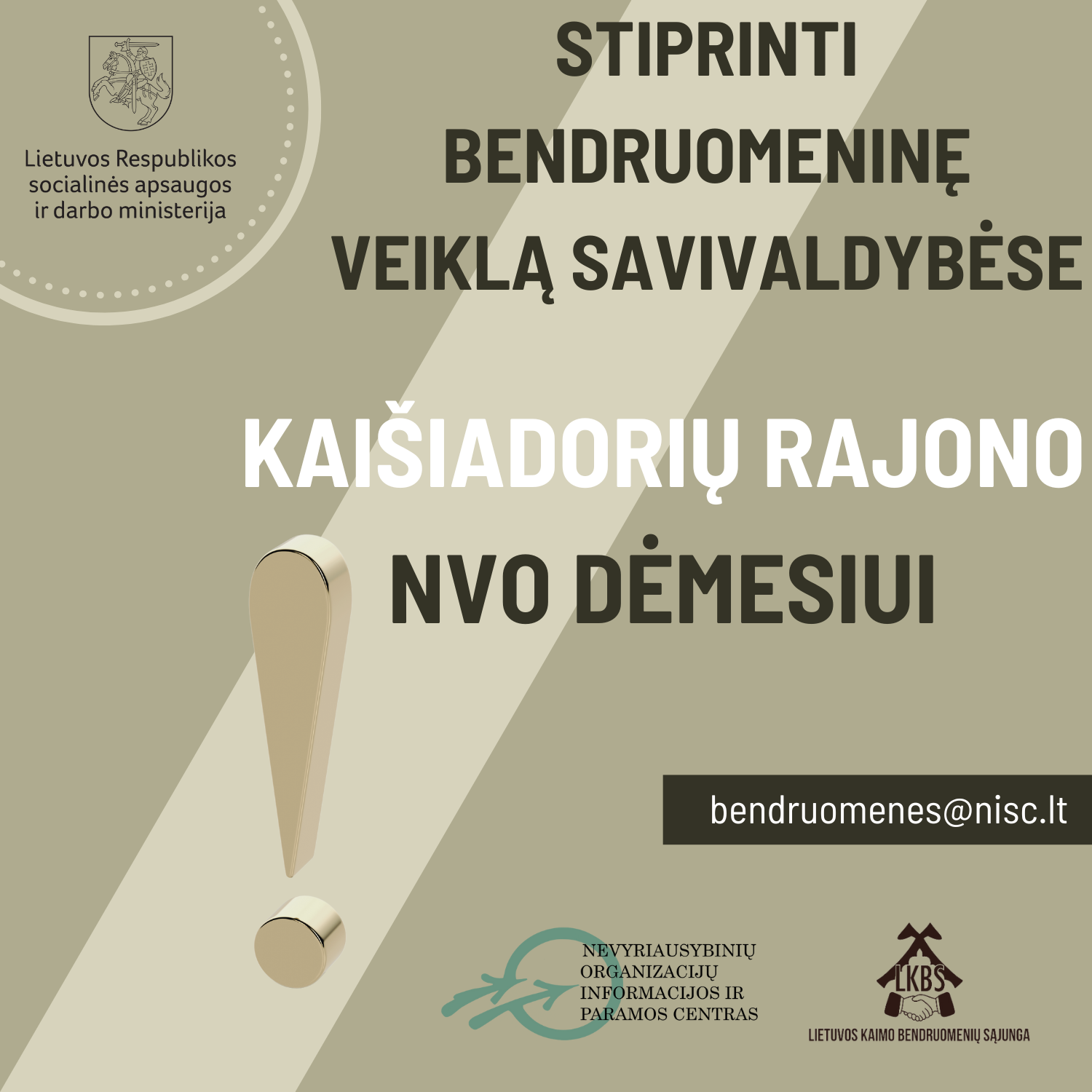 Read more about the article Antrasis kvietimas teikti paraiškas Kaišiadorių rajono savivaldybėje